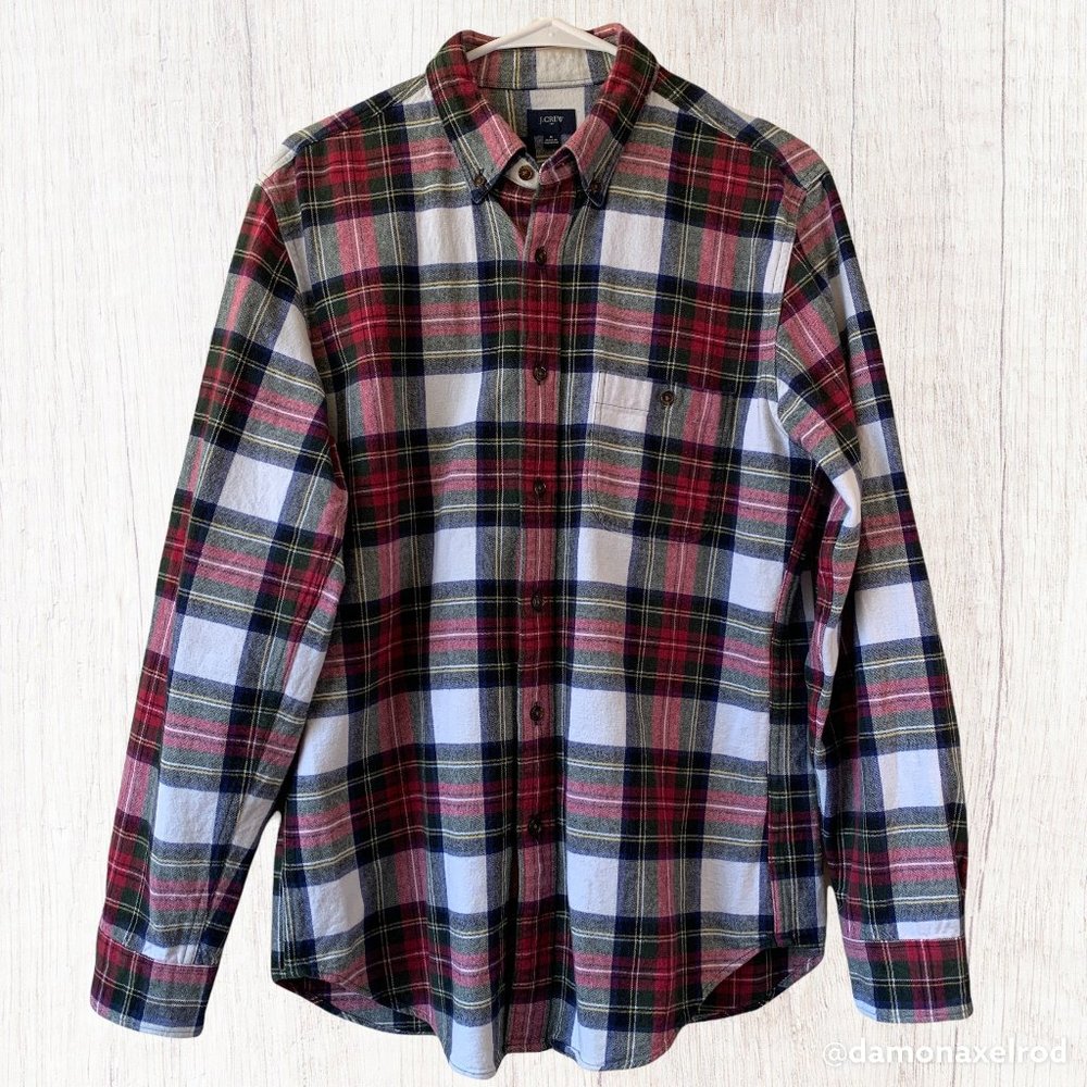 J. Crew | Plaid Flannel Shirt, M